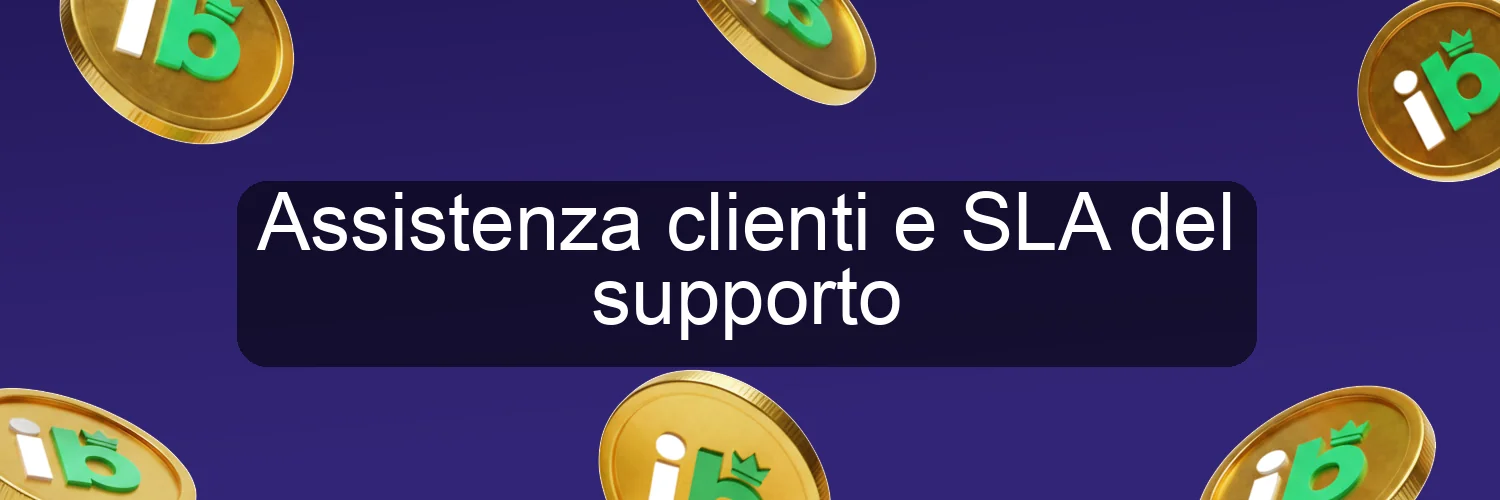 Assistenza clienti e SLA del supporto Assistenza clienti e SLA del supporto